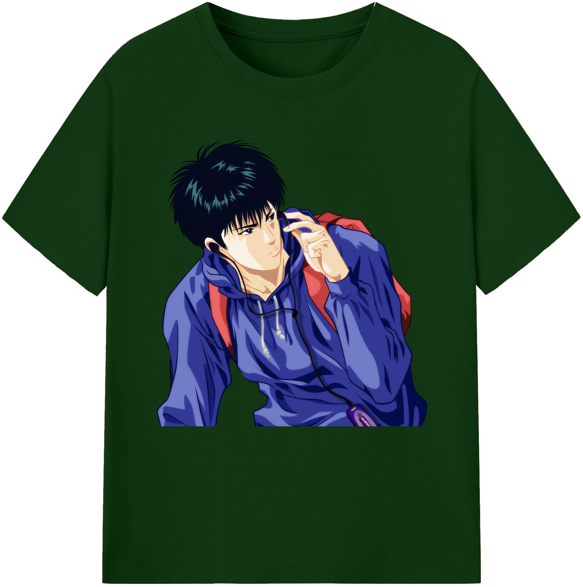 SLAM DUNK／スラムダンク 綿100％半袖Tシャツ（フロントプリント）